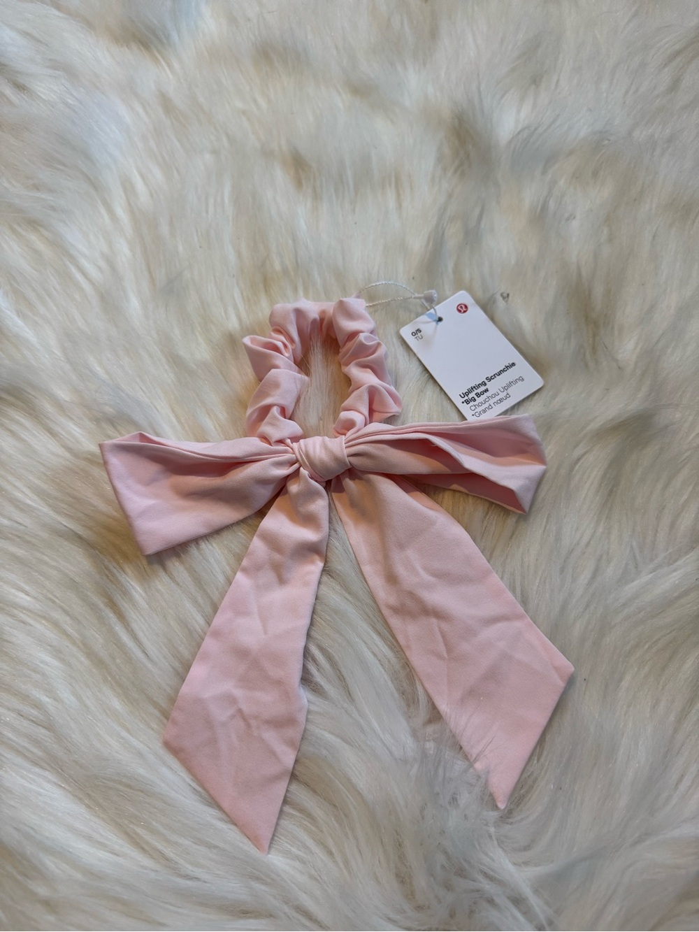 lululemon Uplifting Scrunchie Big Bow, Pink
